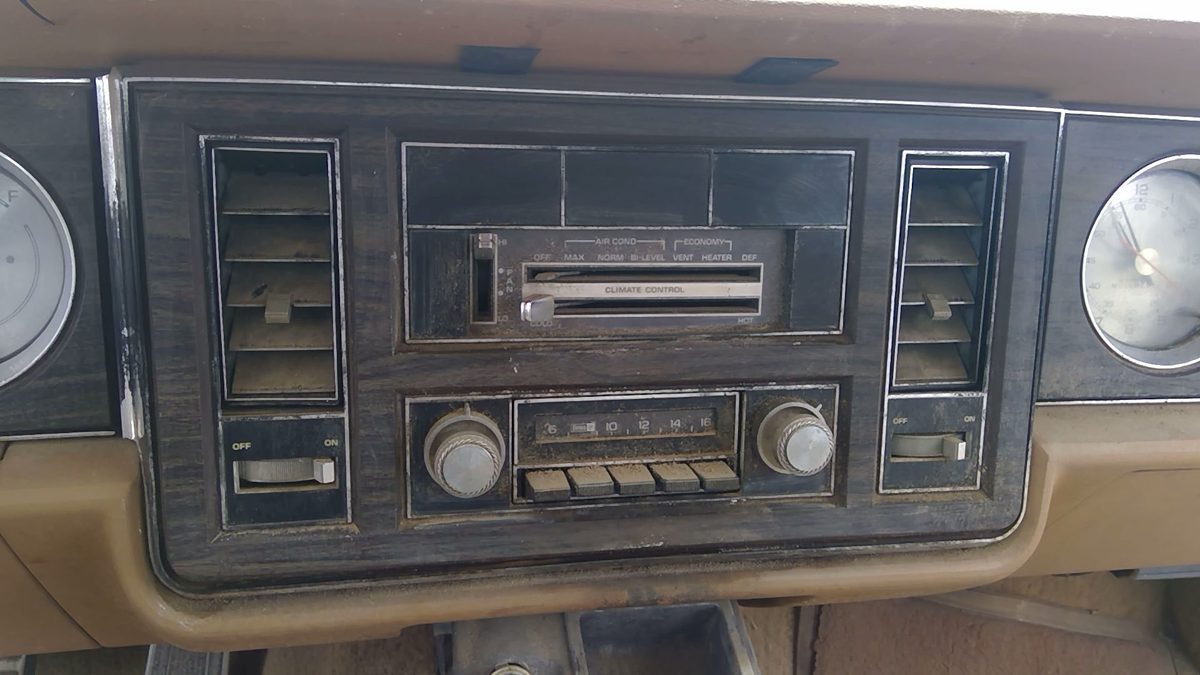 1978 Buick Lesabre Woodgrain Trim Bezel Around Radio Oem Dash Surround Panel