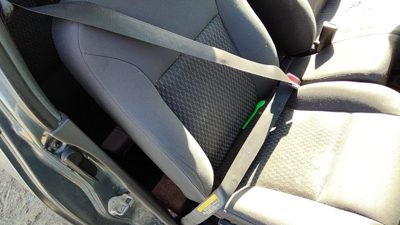 04-08 Canyon Passenger Right Front Seat Belt Retractor Shoulder Dark Pewter 19J