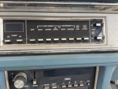 1986-1988 Olds 88 Temperature Control Module In Dash Heater Ac Head Unit Oem