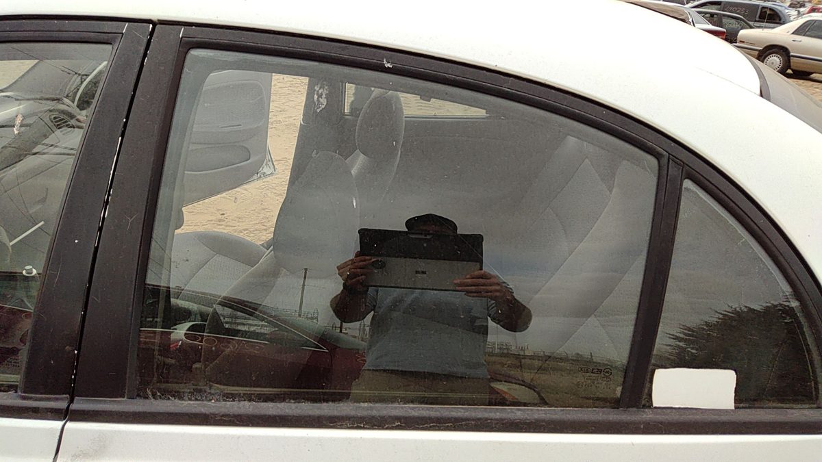 2000-2005 Kia Rio Driver Left Rear Side Window Door Glass Oem Back 0K30c73511