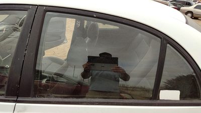 2000-2005 Kia Rio Driver Left Rear Side Window Door Glass Oem Back 0K30c73511