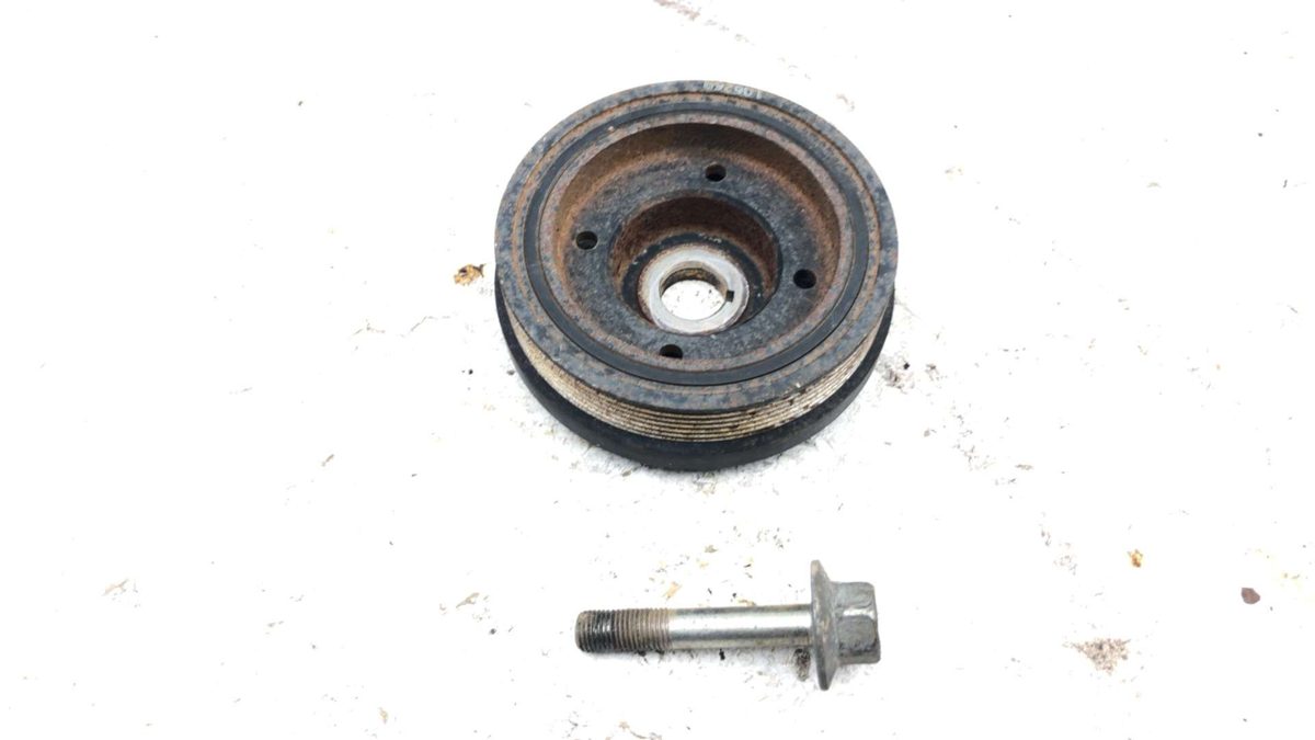 10-12 Legacy Outback Harmonic Balancer Crankshaft Pulley With Bolt Oem 2.5L