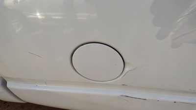 1994 Chevy Silverado 1500 Fuel Tank Door With Hinge Gas Lid Oem Filler White