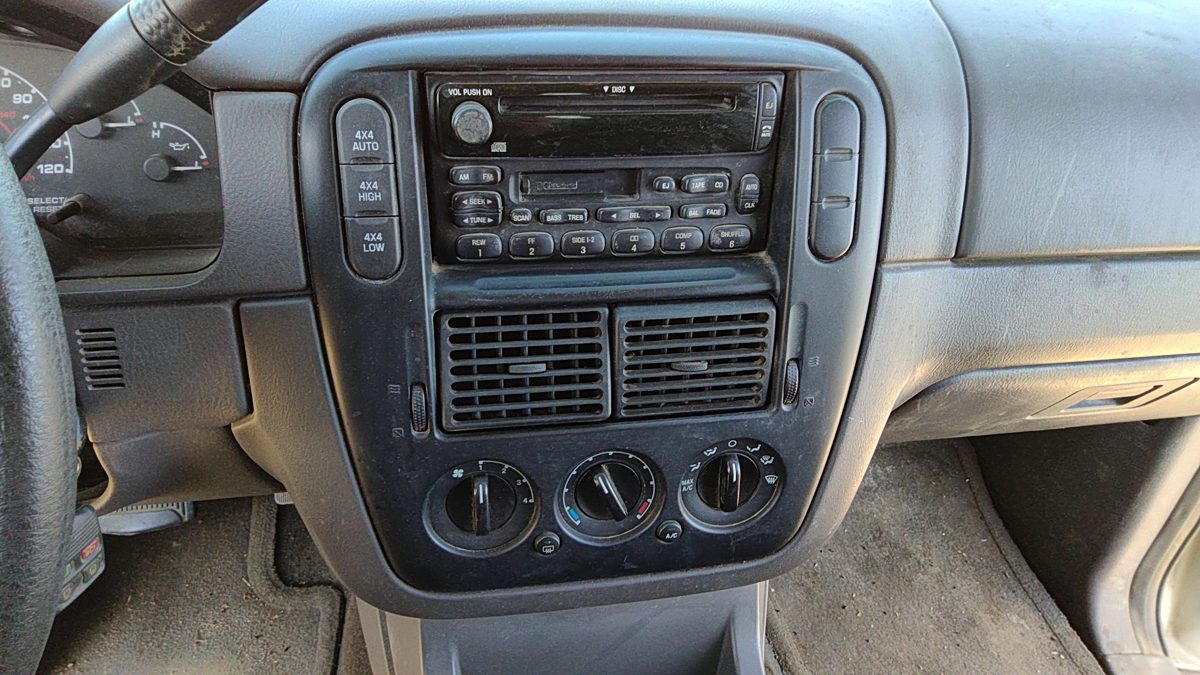 2002-2003 Ford Explorer Trim Bezel Around Radio Surround Dash Panel Oem