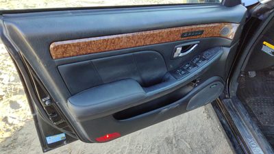 01-05 Hyundai Xg350 Driver Left Front Door Trim Panel With Master Switch Black