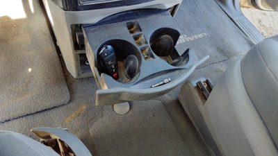 2008-2010 Dodge Grand Caravan Slide Out Dash Mounted Cup Holder Assembly Gray Ds