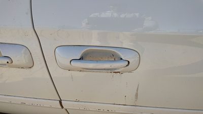 2001-2007 Dodge Caravan Passenger Right Front Outside Door Handle Oem White Pw1