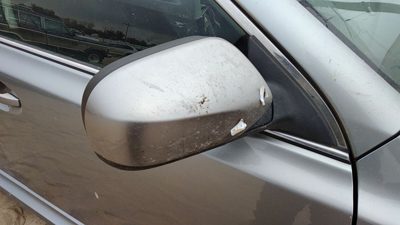 11-14 Legacy Outback Passenger Right Side Mirror Door Mounted Ssm Steel Silver