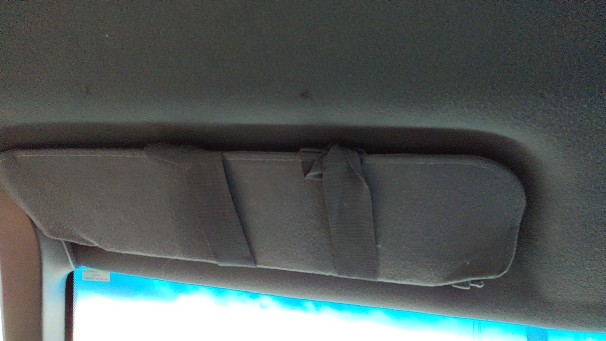 1993 Gmc Safari Driver Left Sun Visor Oem Blue