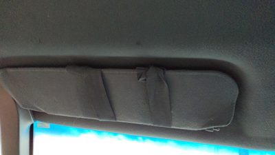 1993 Gmc Safari Driver Left Sun Visor Oem Blue