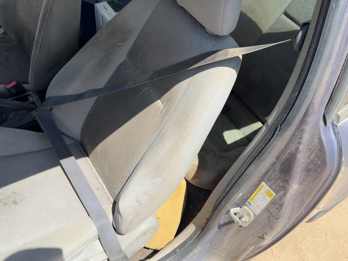 05-10 Chevy Cobalt Driver Left Front Seat Belt Retractor Oem Shoulder Gray 14B