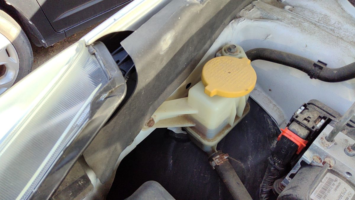 2010-2012 Subaru Legacy Outback Power Steering Fluid Remote Reservoir Tank 2.5L