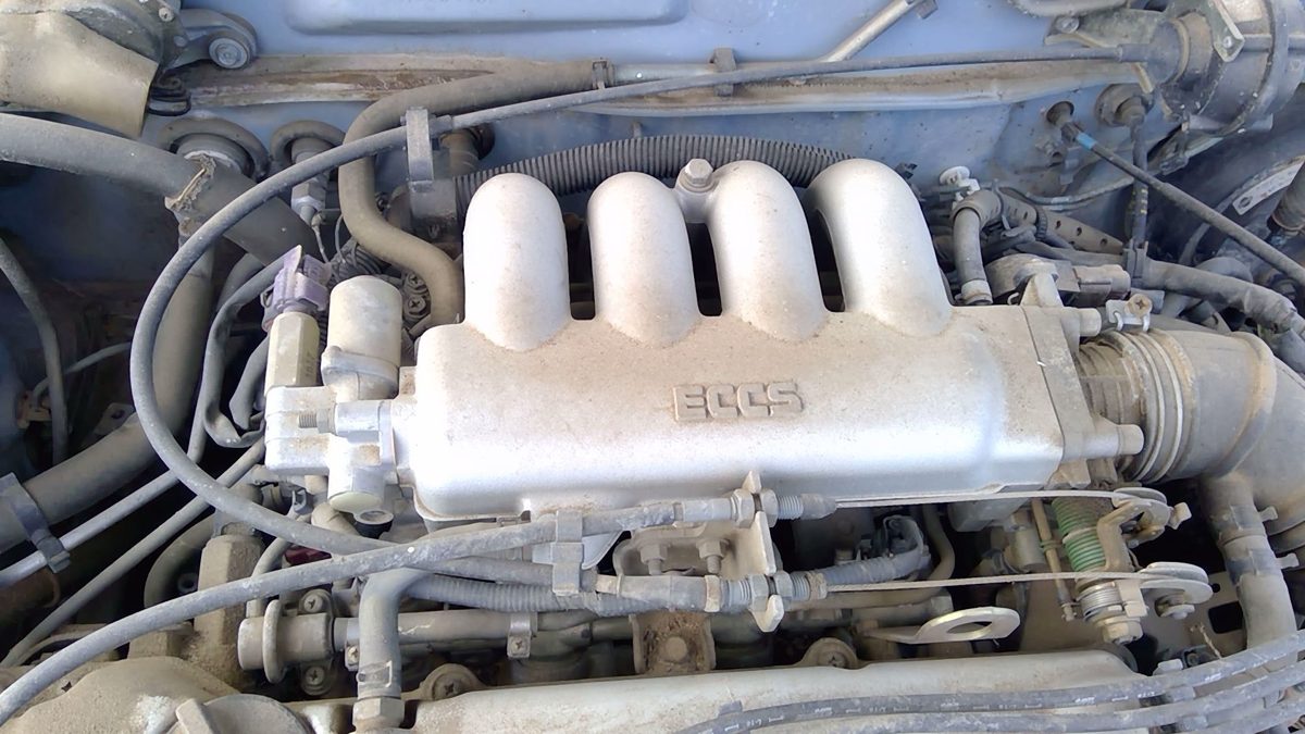 1991-1996 Nissan Sentra Upper Intake Manifold Oem Aluminum Plenum 1.6L 5Sp