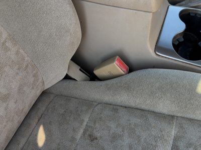 03-09 Kia Sorento Passenger Right Front Seat Belt Buckle Receiver Oem Beige Fc