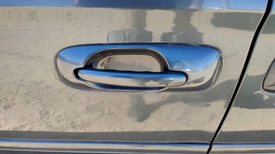 01-07 Caravan Passenger Right Rear Outside Door Handle Oem Back Magnesium Ppk