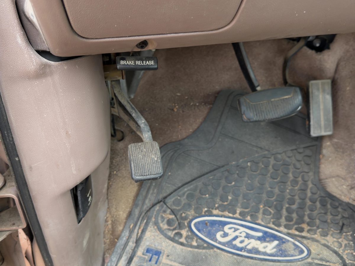 92-97 Ford F250 Parking Brake Pedal Assembly Oem Complete Emergency Unit