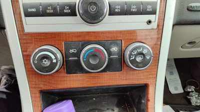 2007-2009 Chevy Equinox Temperature Control Module In Dash Heater Ac Head Unit