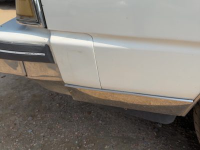 1986 Oldsmobile 98 Driver Left Moulding From Fender Oem Trim Strip White
