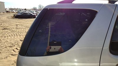 1999-2005 Mercedes Ml350 Passenger Right Rear Quarter Glass Back Side Window Oem