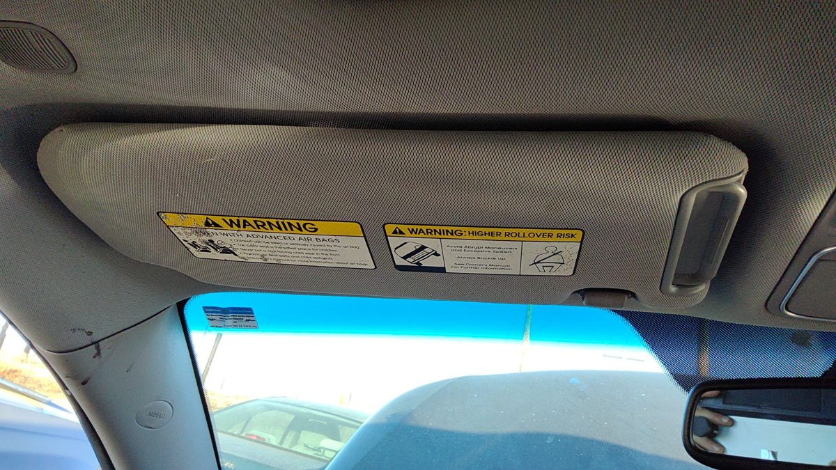 2011-2015 Kia Sorento Driver Left Sun Visor Oem 852101U300h9