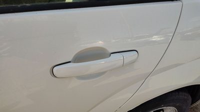 04-08 Chevy New Style Malibu Driver Left Rear Outside Door Handle Back White 40U