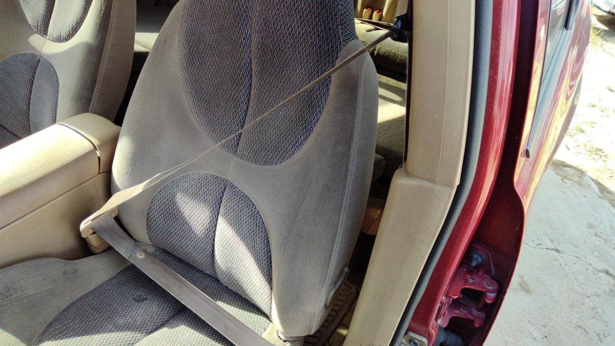 2000 Dodge Durango Driver Left Front Seat Belt Retractor Oem Shoulder Tan