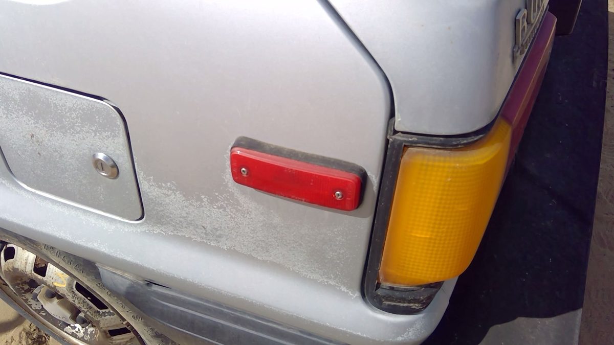 83-88 Toyota Tercel Driver Left Side marker light Red Reflector Hatchback 3 Door