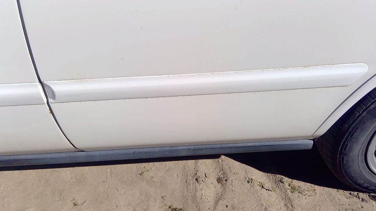 1995-1998 Acura Tl Driver Left Rear Moulding From Door Oem Back Trim Strip White