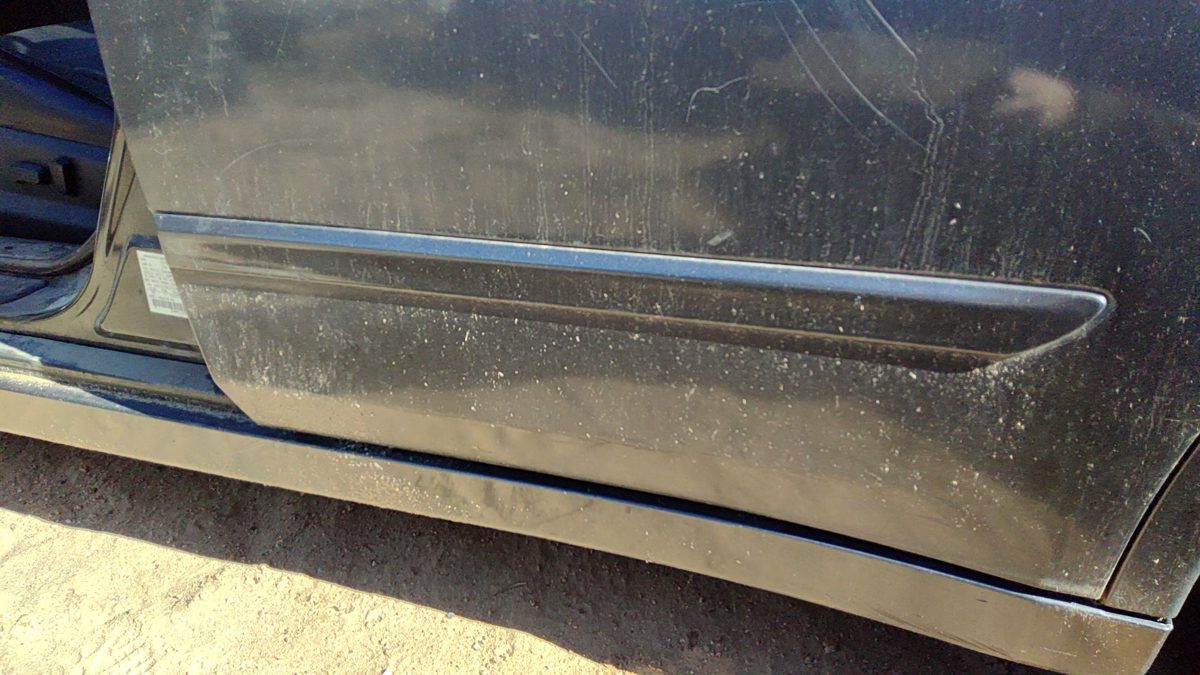 07-12 Altima Driver Left Rear Moulding From Door Back Trim K50 Dark Slate 4 Door