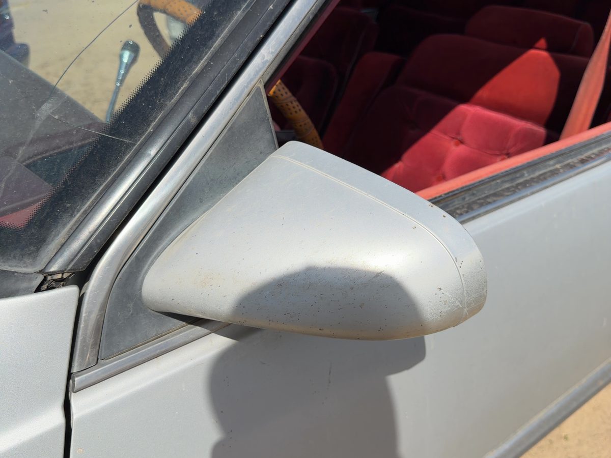 1986 Olds 88 Driver Left Side Mirror Door Mounted Oem Silver 20469520