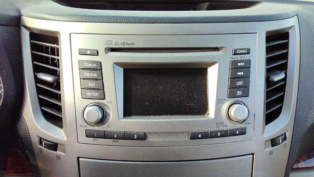2012 Subaru Legacy Audio & Visual Equip.(radio)