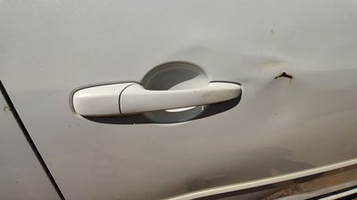 2004-2009 Mazda 3 Passenger Right Front Outside Door Handle Oem White 34K