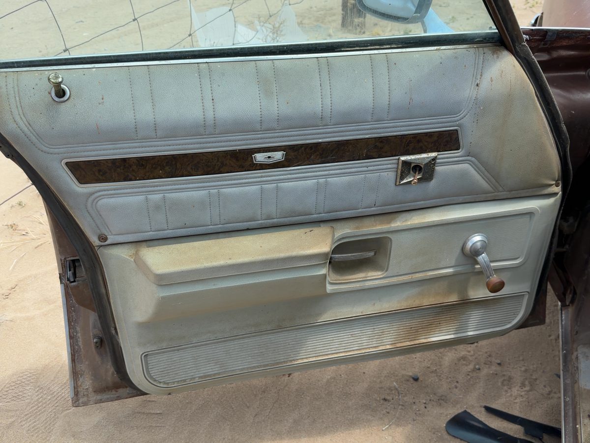 1974 Chevy Impala Driver Left Front Door Trim Panel Manual Sedan