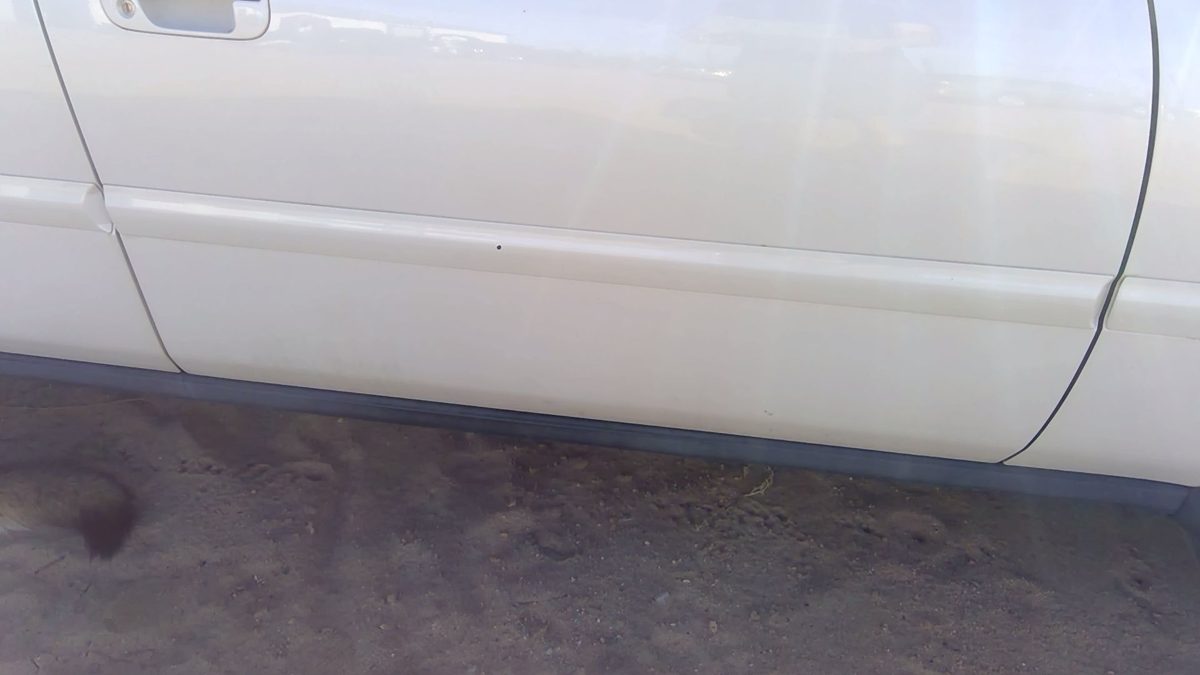 1995-1998 Acura Tl Passenger Right Front Moulding From Door Oem Trim Strip White