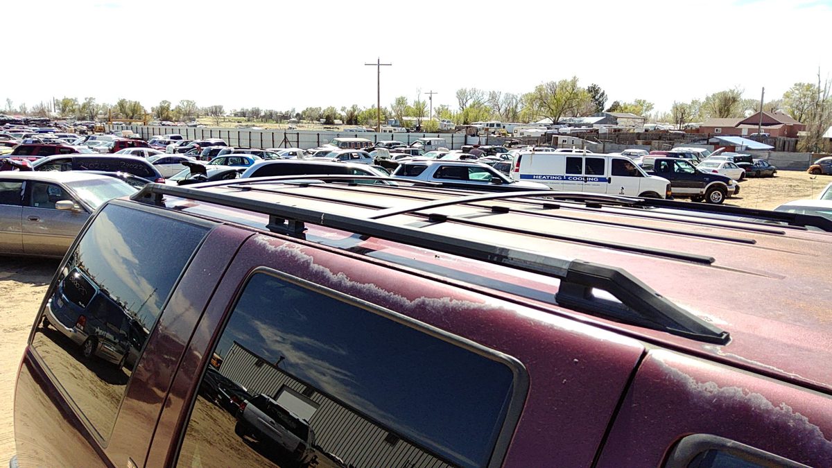 1999 Gmc Yukon Luggage Rack Cross Bars Only Oem Roof
