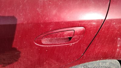 2002-2006 Nissan Altima Driver Left Rear Outside Door Handle Oem Back Red A15