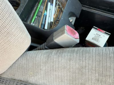 01-04 Chevy Venture Passenger Right Front Seat Belt Buckle Receiver Oem Gray 14C