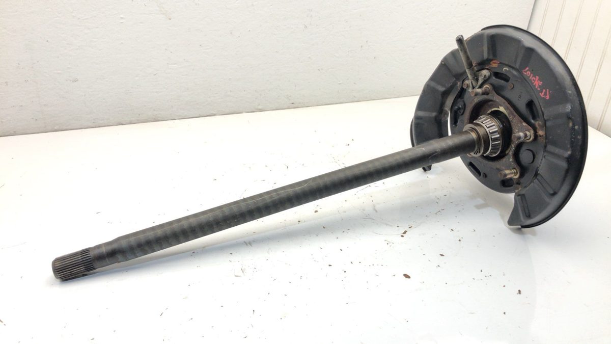 98-02 Passport Passenger Right Rear Back Axle Shaft With Brake Backing Plate 4X4