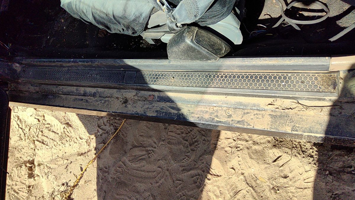 1989 Chevy Camaro Driver Left Lower Sill Step Kick Trim Panel Oem Black