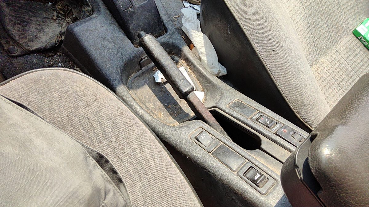 1987-1995 Nissan Pathfinder Parking Brake Handle Assembly Oem Emergency Ebrake