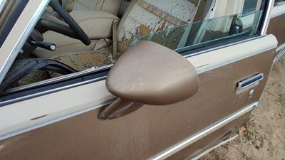 1978-1985 Chevy Malibu Driver Left Side Mirror Door Mounted Oem Tan 4 Door