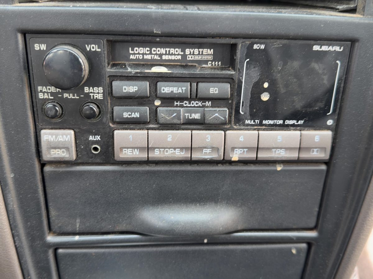 1990-1991 Subaru Legacy Stock Radio Oem Factory Stereo Cd Player Soa333D171