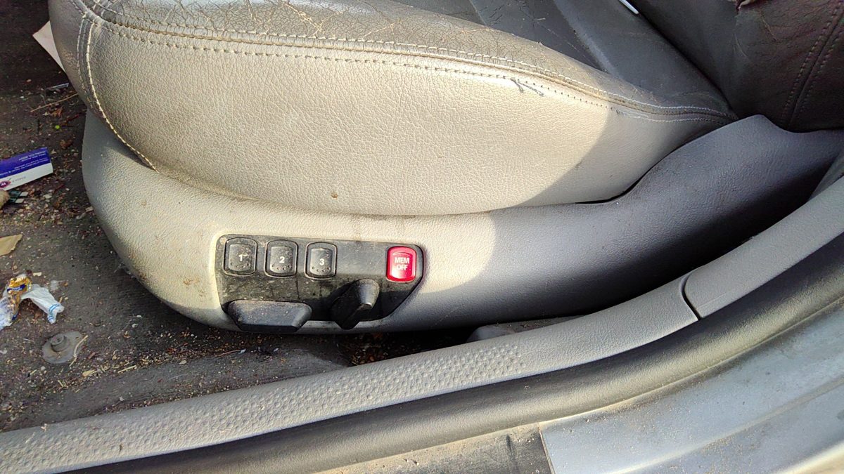2002 Vw Passat Driver Left Side Power Seat Switch With Trim Panel Oem Gray