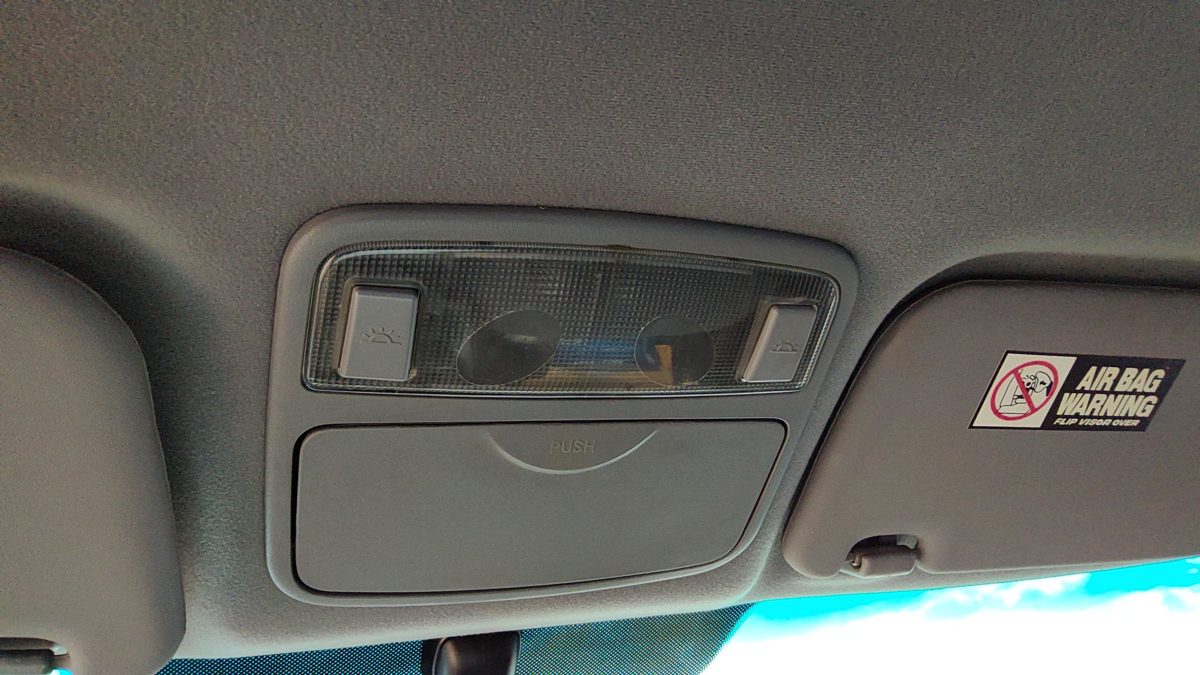 01-06 Hyundai Elantra Center Overhead Console Oem Dome Light Map Lamp Cubby Gray