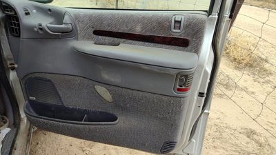 98-00 Town & Country Passenger Right Front Door Trim Panel With Switches Gray