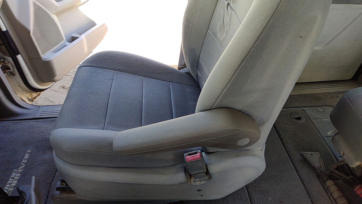 08-10 Dodge Grand Caravan Passenger Right Front Arm Rest Side Seat Oem Gray Ds