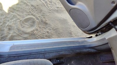 2002 Subaru Legacy Driver Left Lower Kick Trim Panel Oem Gray