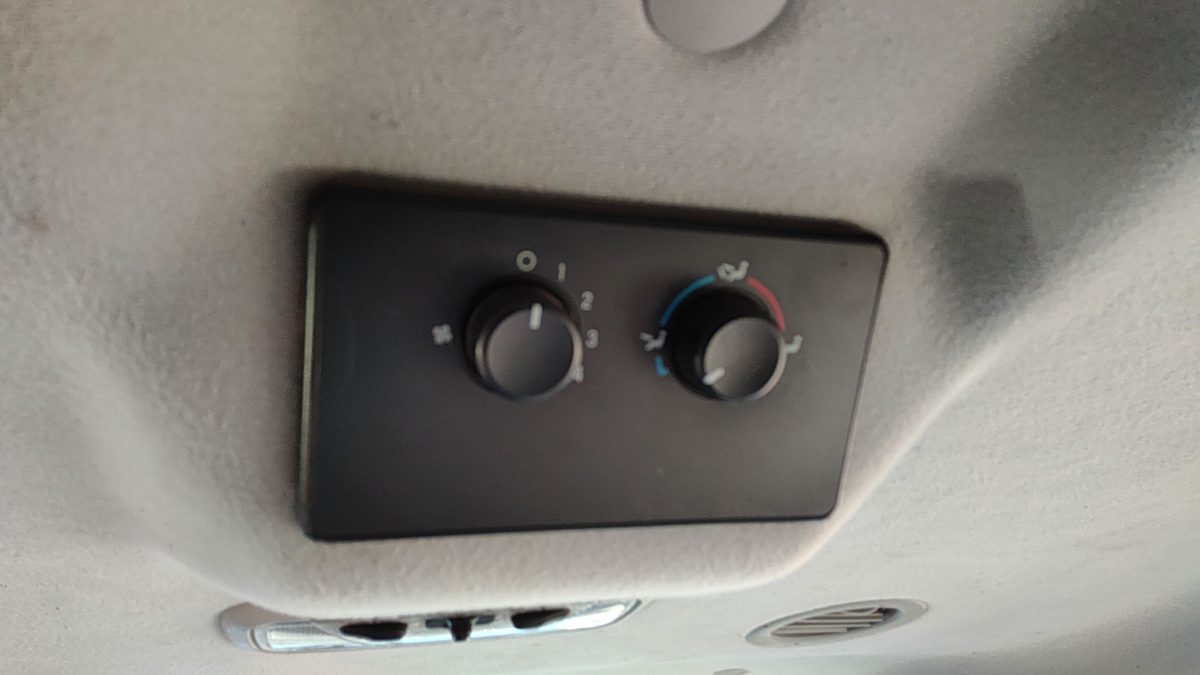 04-07 Freestar Rear Roof Temperature Control Module In Dash Heater Ac Head Unit