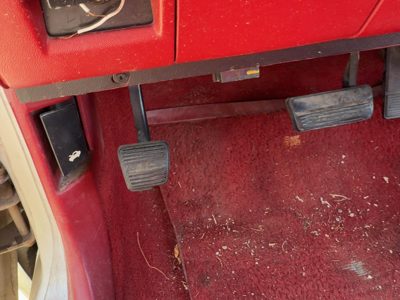 1986 Olds 88 Parking Brake Pedal Assembly Oem Complete Emergency Unit Red