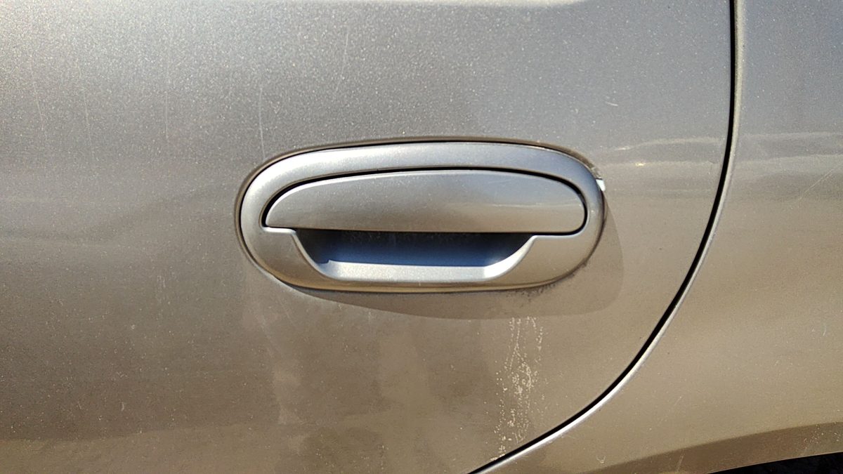 97-02 Expedition Driver Left Rear Outside Door Handle Oem Back Arizona Beige Aq